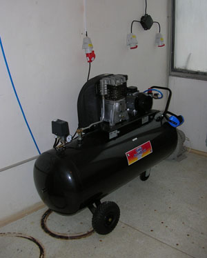 Compressed air storage - compressor Ferrua SBK 5